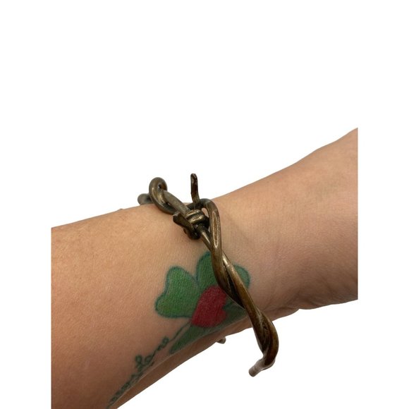 Handcrafted Twisted Cuff Bracelet - Picture 5 of 5